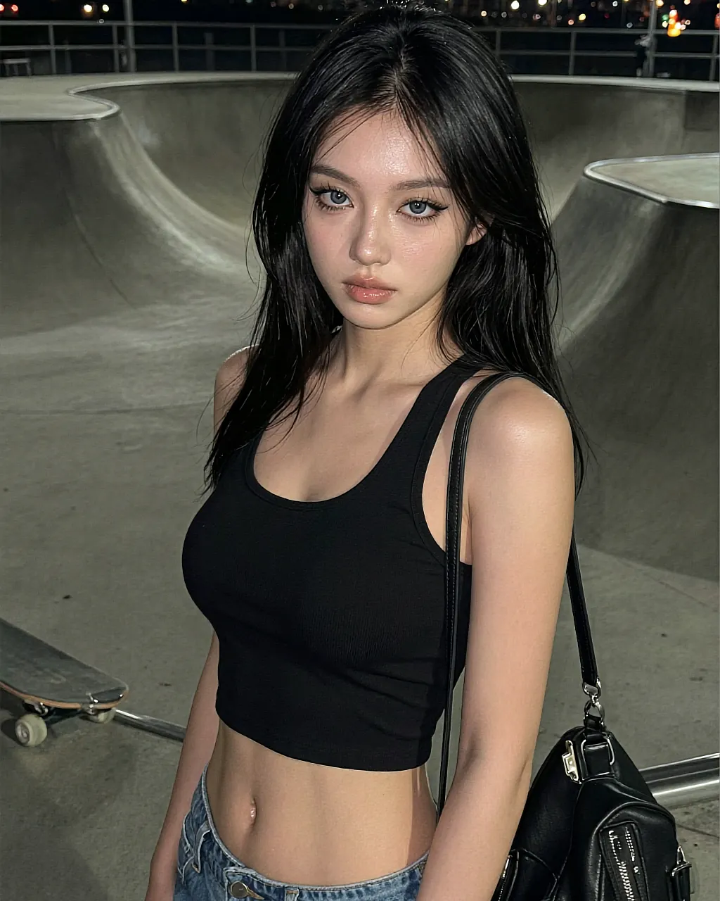 Chat avatar of a private NSFW AI girlfriend in a discreet conversation